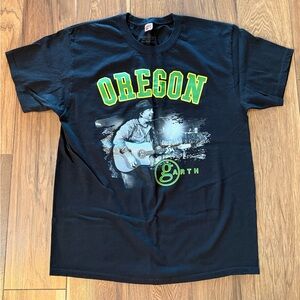 Hanes Black Oregon Graphic Tee